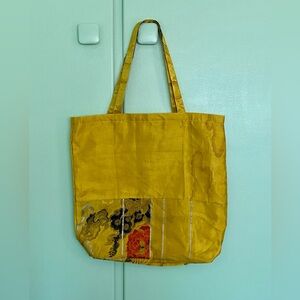 Upcycled Kimono Textile Tote